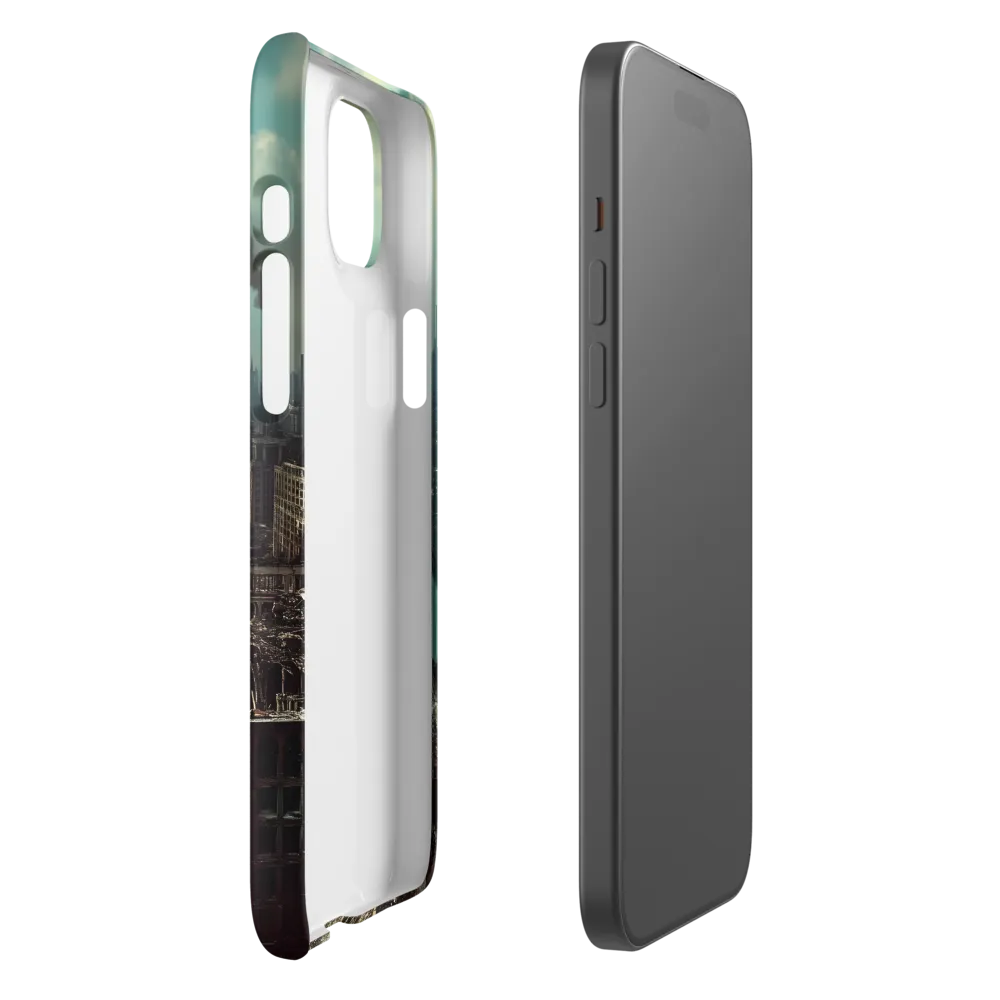 Urban Ruins: A Futuristic Reflection | Phone Case |  15 Plus | Snap Case | Matte
