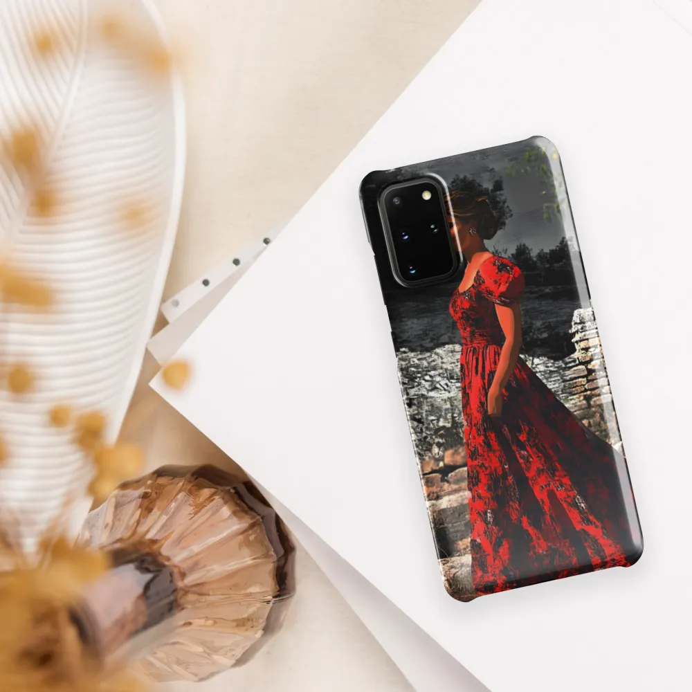 Elegance in Red | Phone Case |  S20 Plus | Snap Case | Glossy