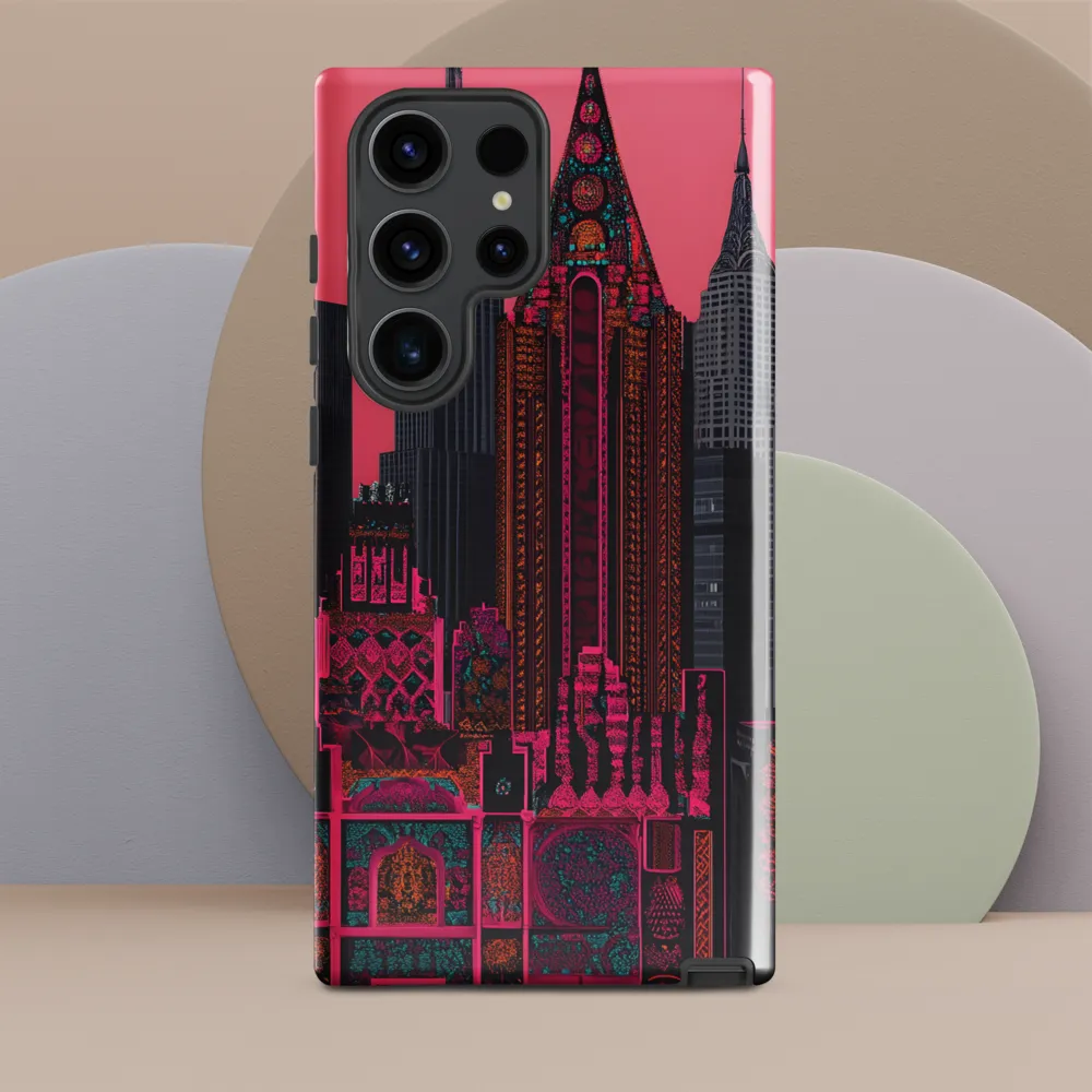 Urban Vibrance: A Digital Exploration of Skyscrapers