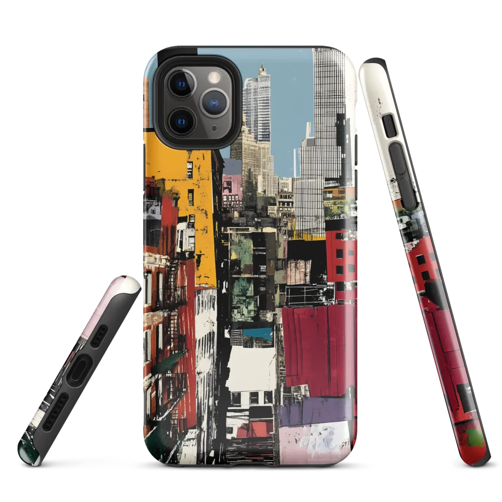 Urban Collage: A Vivid Cityscape | Phone Case |  11 Pro Max | Tough Case | Glossy