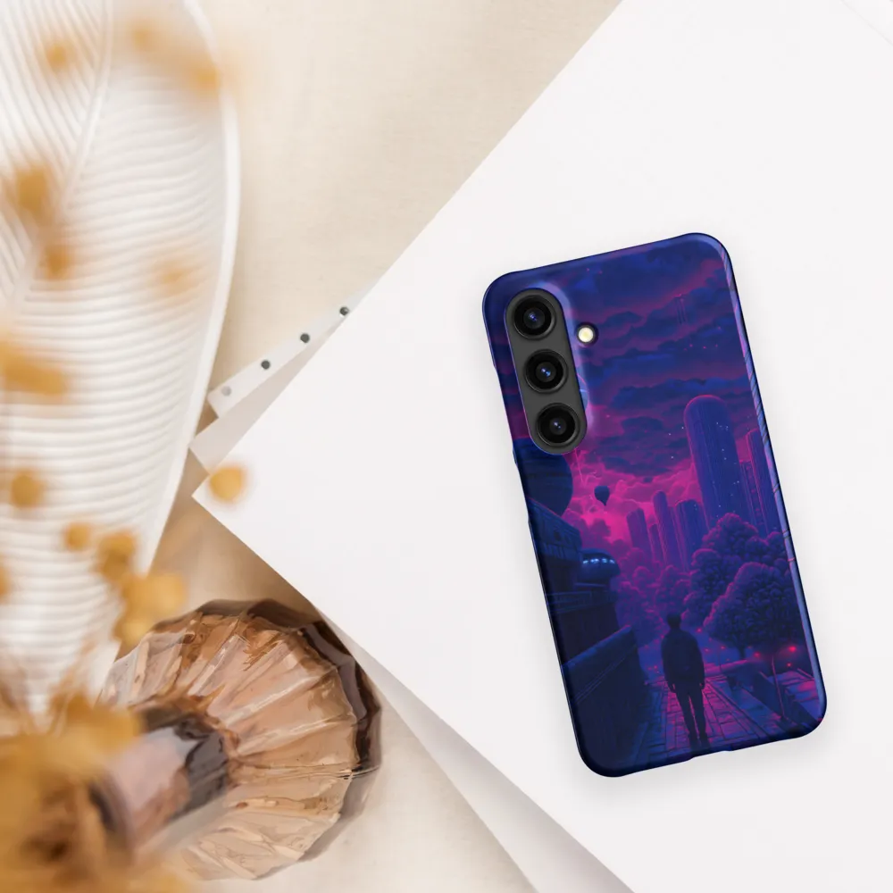 Lost in a Technological Dreamscape | Phone Case |  S24 | Snap Case | Matte