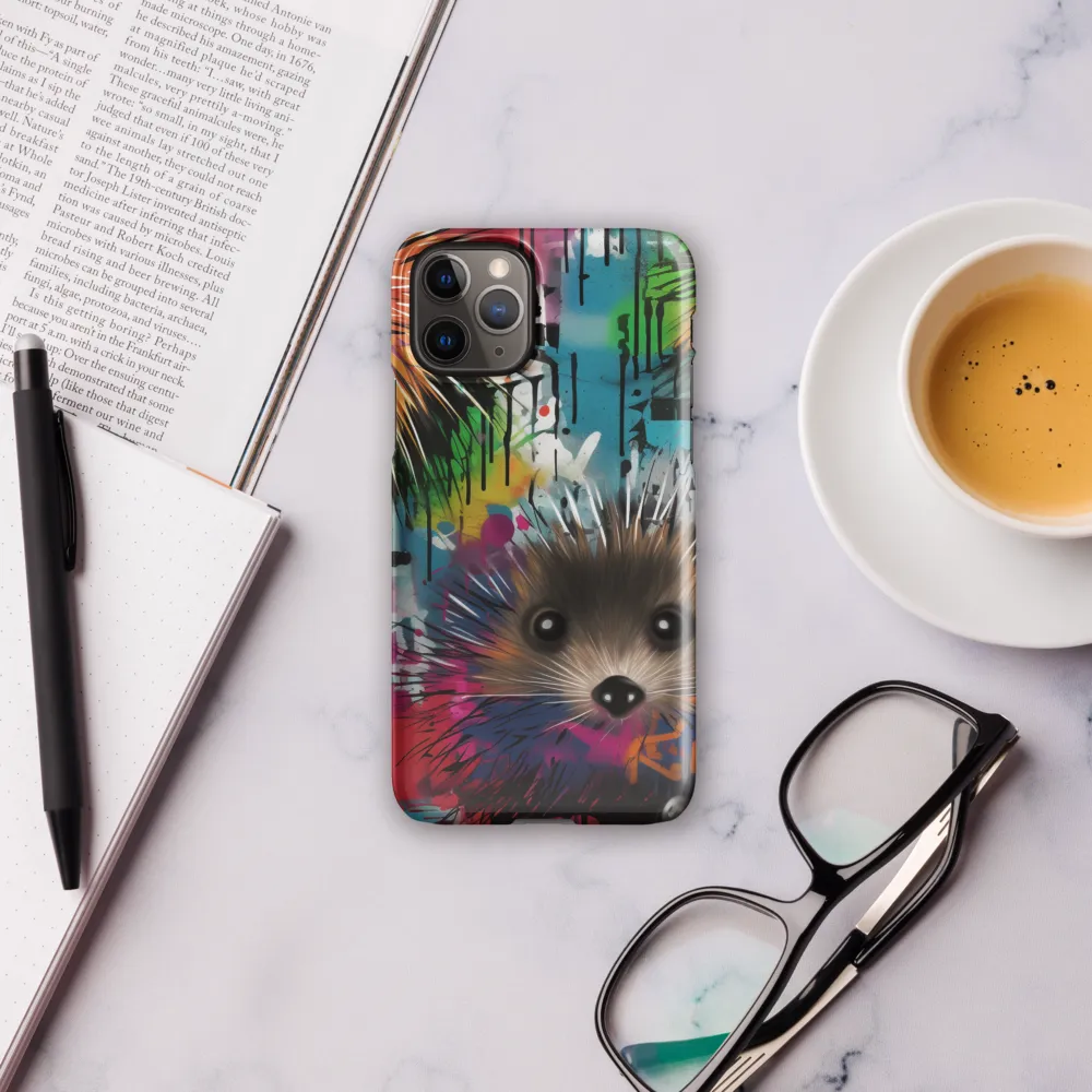 Whimsical Hedgehogs in a Kaleidoscopic Wonderland | Phone Case |  11 Pro | Snap Case | Glossy