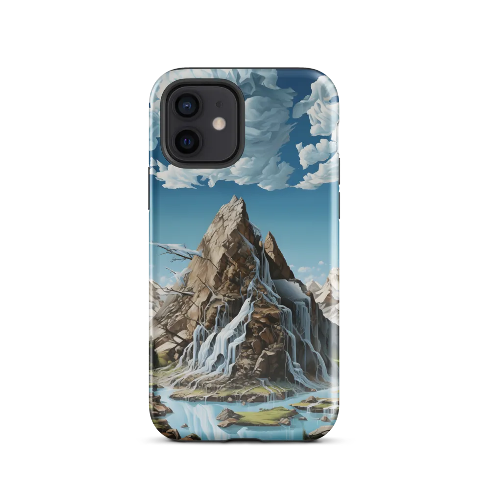 Majestic Cascade: A Mountain Masterpiece
