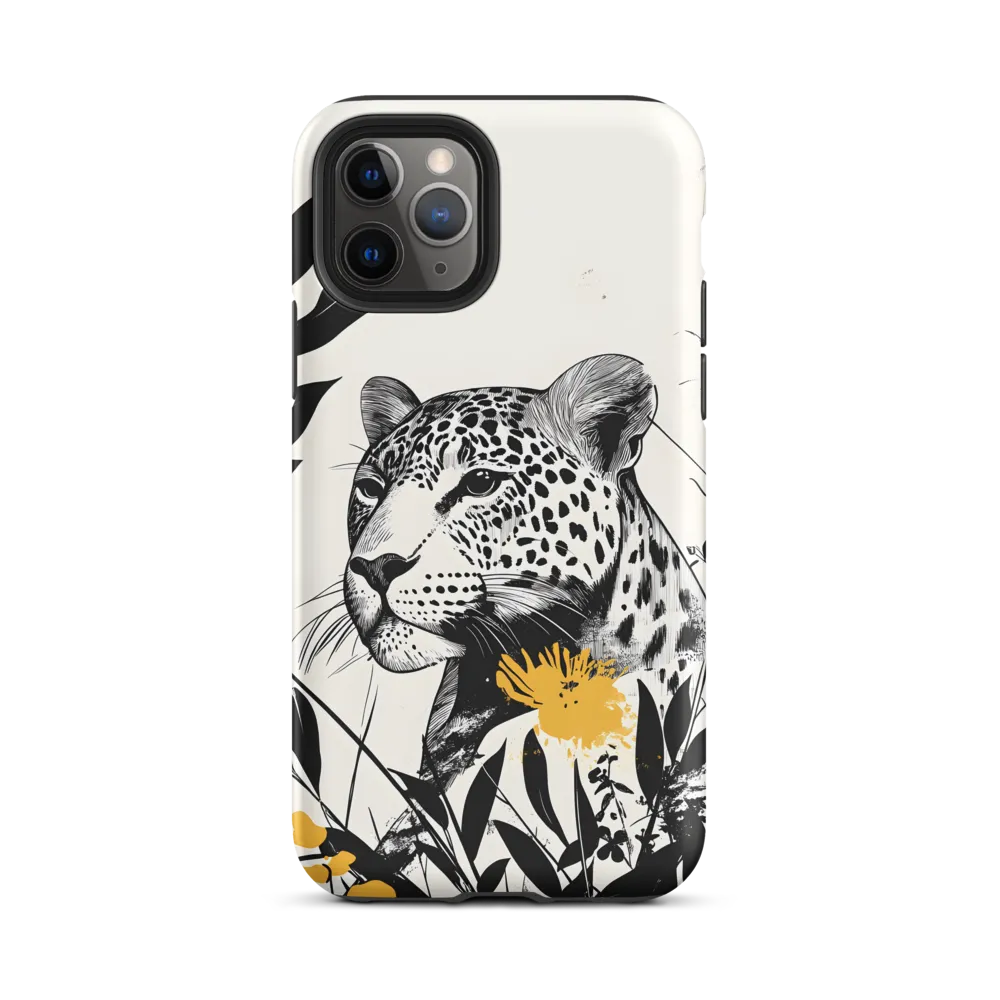 Majestic Leopard Amongst Flora