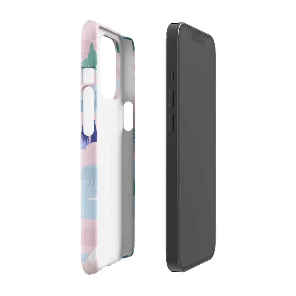 Whimsical Reflections: A Journey Through Landscapes | Phone Case |  13 Pro | Snap Case | Glossy