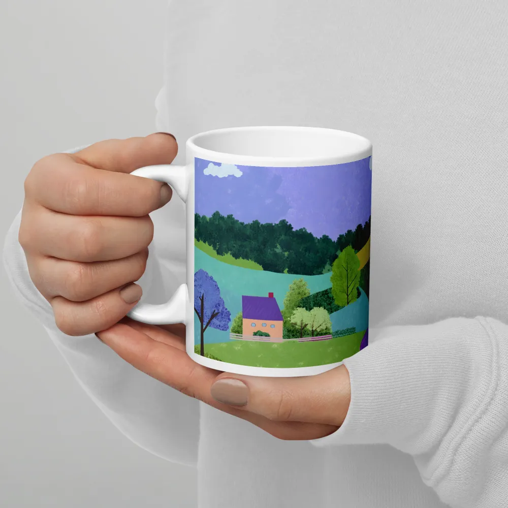 Whispers of a Serene Landscape | Mug with White inside | 11 oz