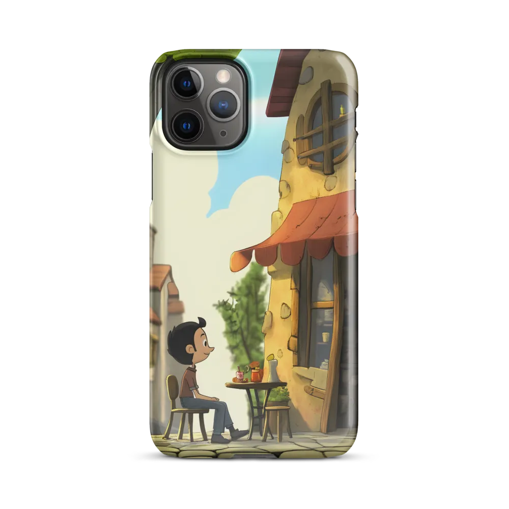 A Moment of Wonder at the Cafe | Phone Case |  11 Pro | Snap Case | Glossy