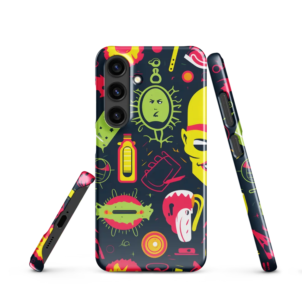 Neon Revelry: A Quirky Exploration of Modern Pop Art