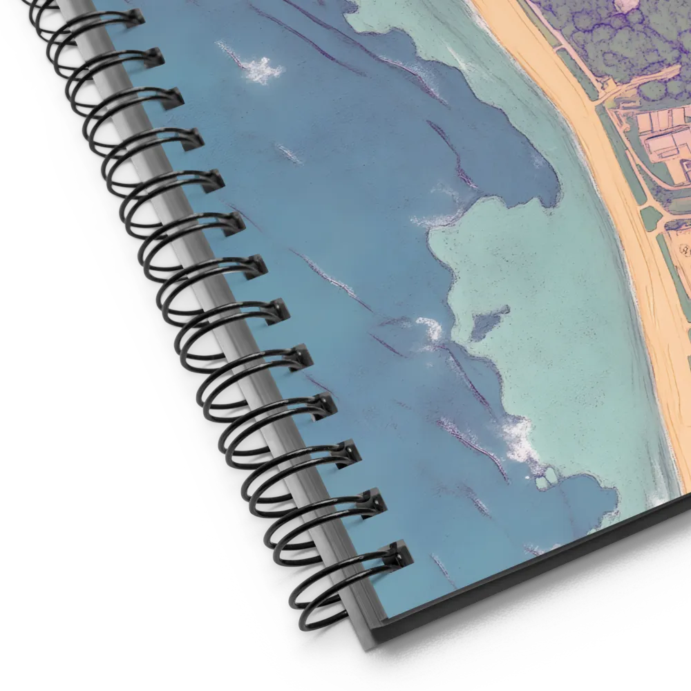 Serenity Over the Coast | Spiral Notebook