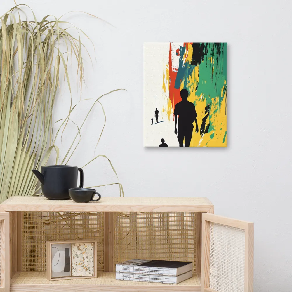 Journey of Silhouettes | Canvas | 16″×20″