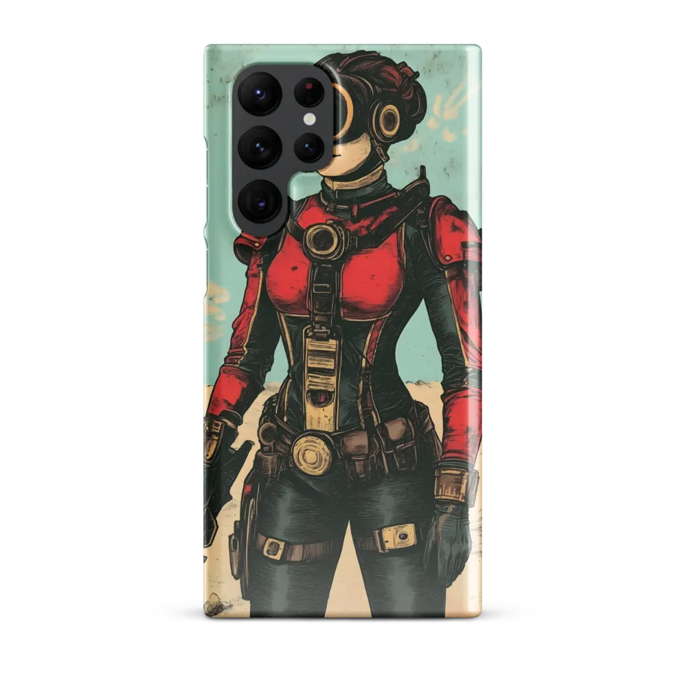 Futuristic Explorer: A Steampunk Adventure | Phone Case |  S22 Ultra | Snap Case | Glossy
