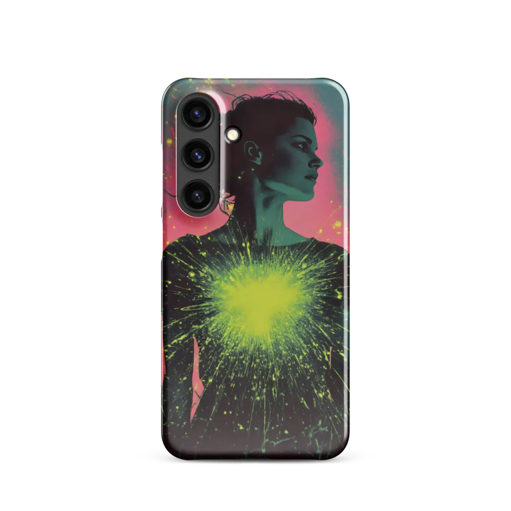 Cosmic Heart: A Surreal Portrait of Strength