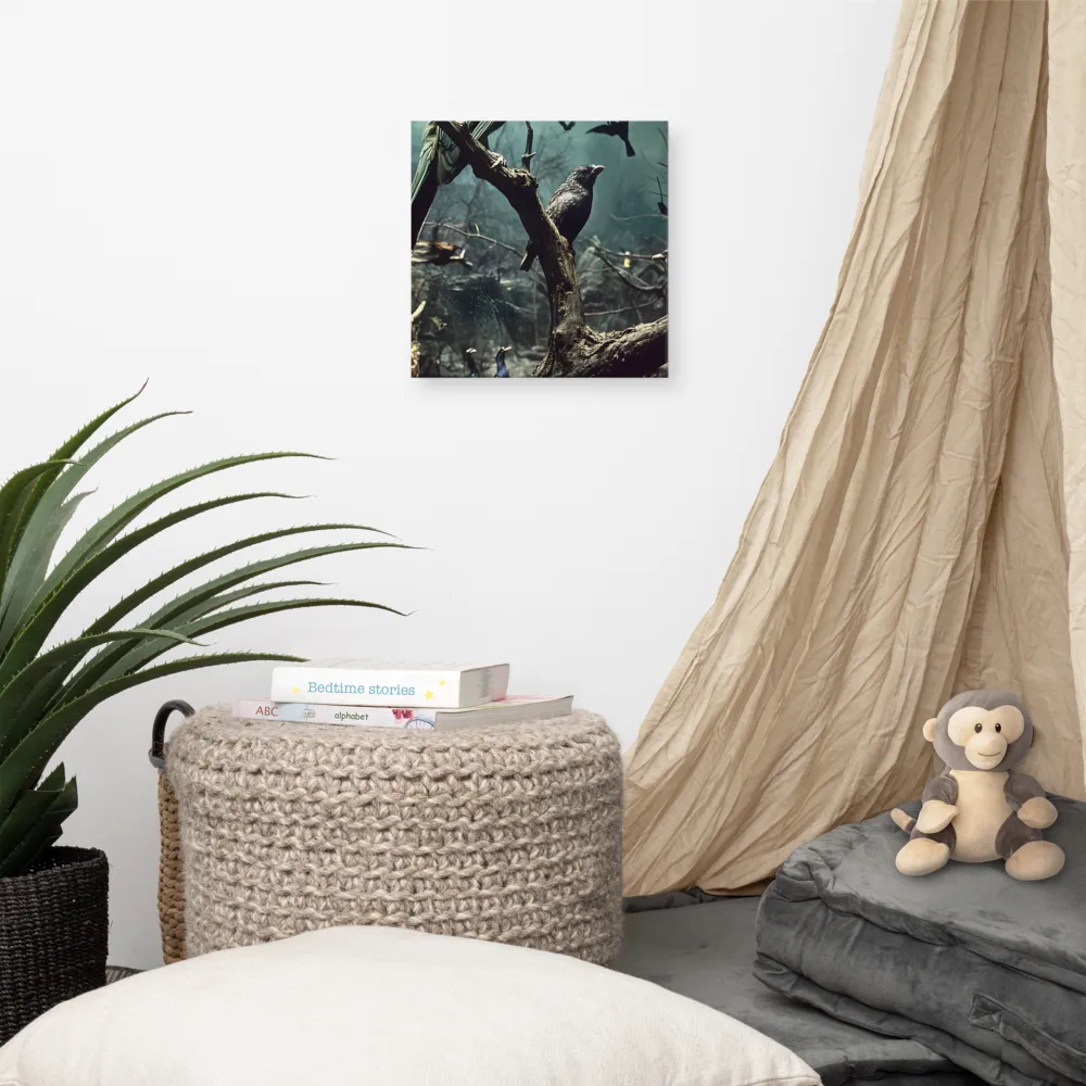 Whispers of the Avian Realm | Canvas | 12″×12″