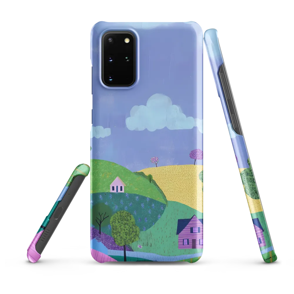 Whimsical Hills and Quaint Homes | Phone Case |  S20 Plus | Snap Case | Matte