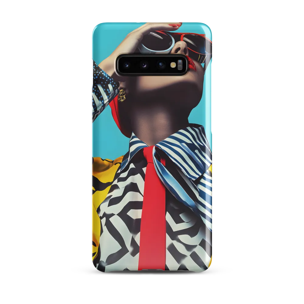 Chic Confidence in Bold Patterns | Phone Case |  S10 Plus | Snap Case | Glossy