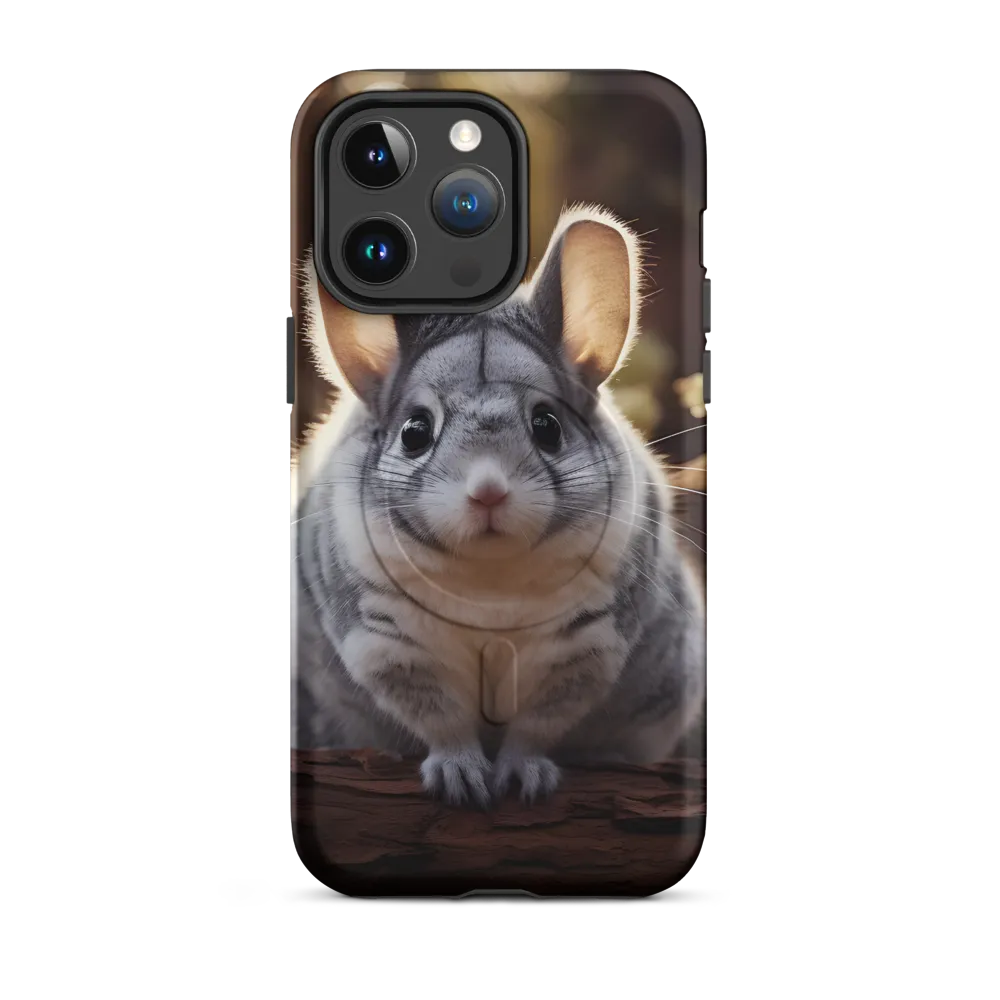 Curious Chinchilla in the Forest