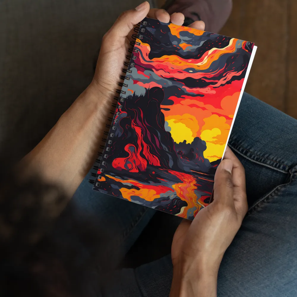 Eruption of Colors | Spiral Notebook