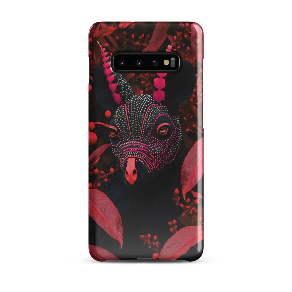 Mystique in Red | Phone Case |  S10 Plus | Snap Case | Glossy