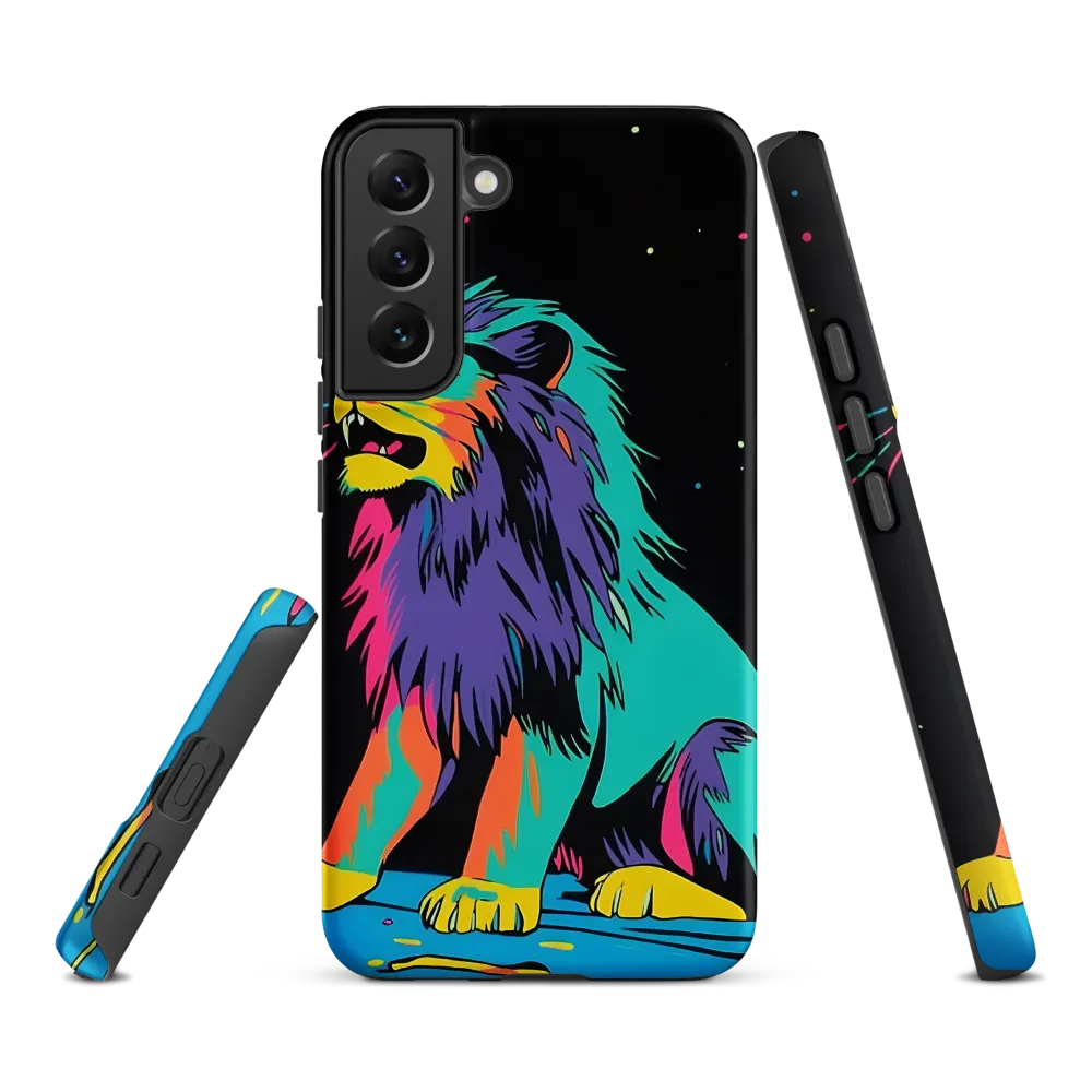 Roaring Colors: The Neon Lion