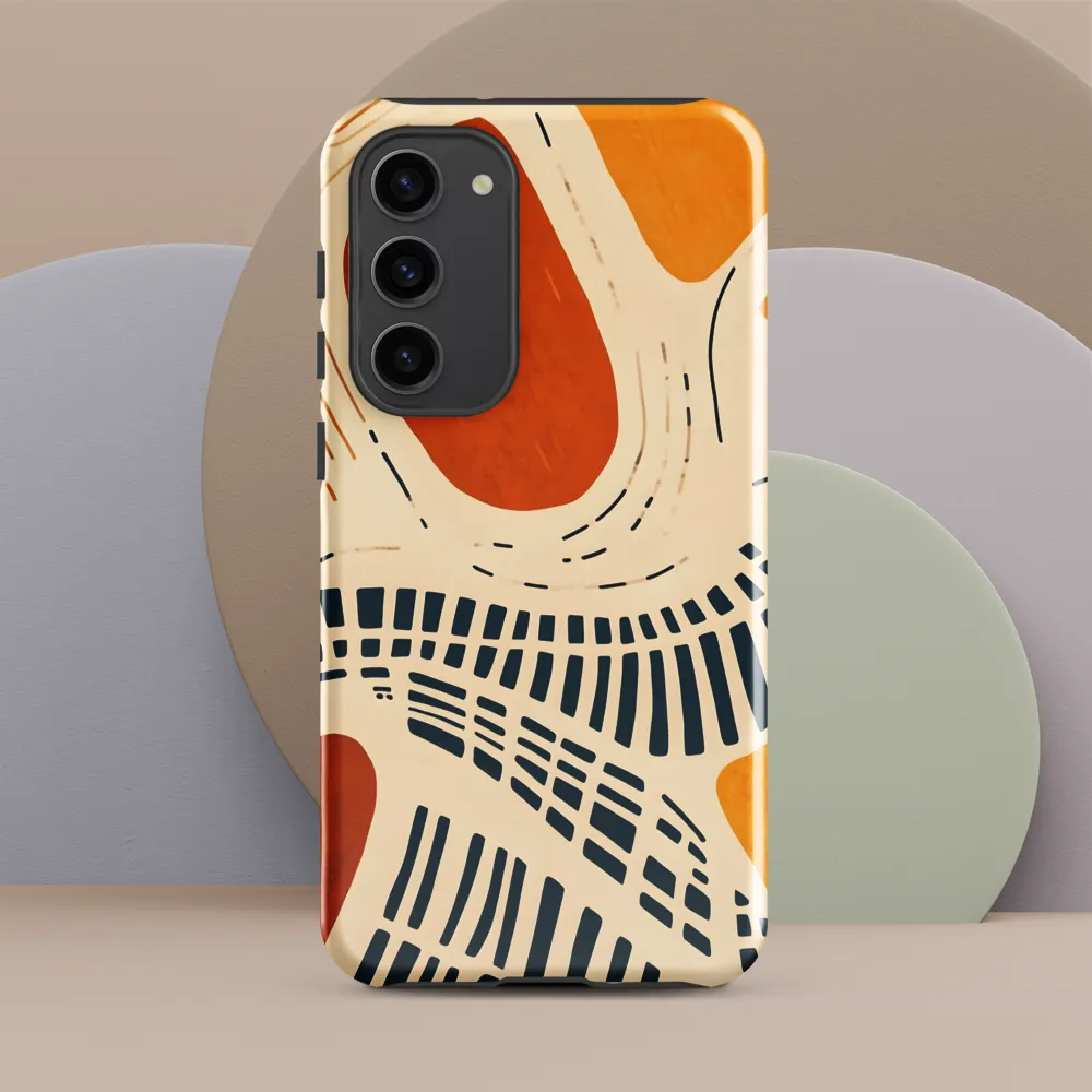 Urban Patterns in Harmony | Phone Case |  S23 Plus | Tough Case | Glossy