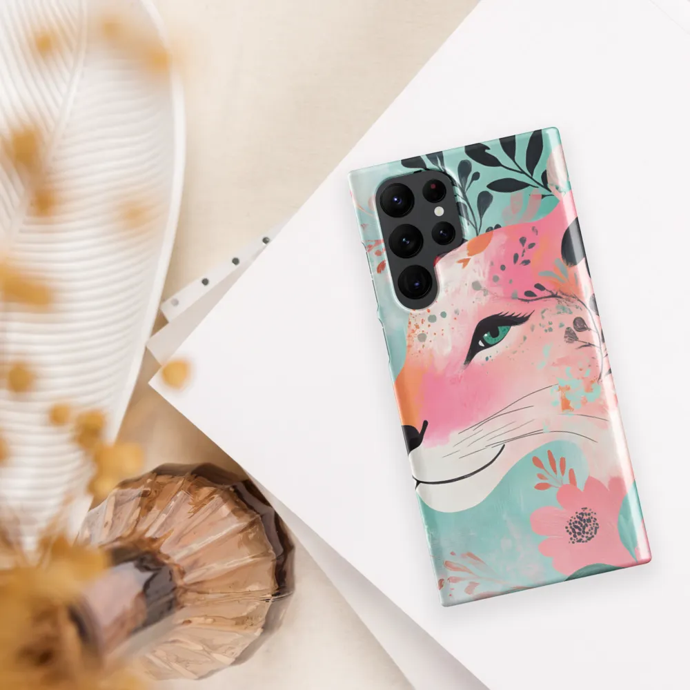 Whimsical Majesty: A Floral Lion