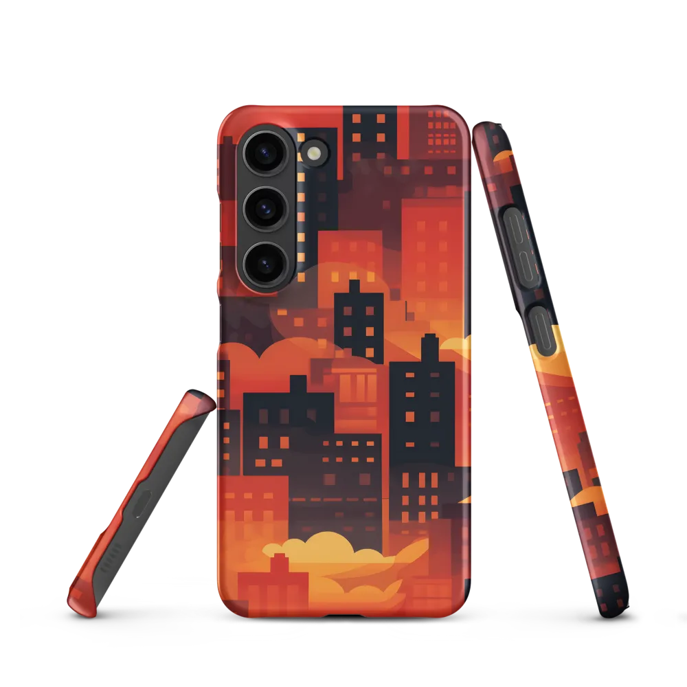 Radiance of the Urban Horizon | Phone Case |  S23 | Snap Case | Matte