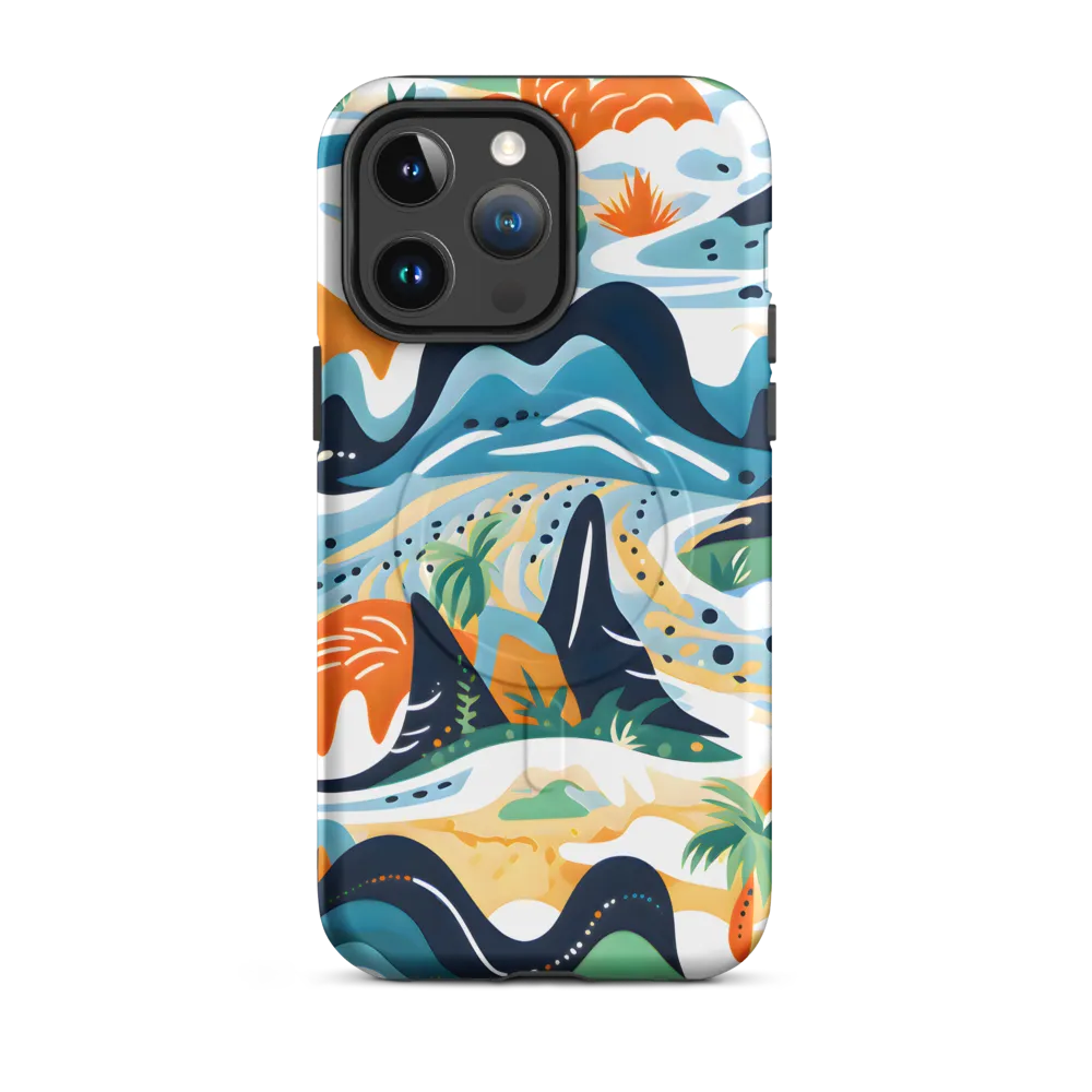 Abstract Tropical Landscape