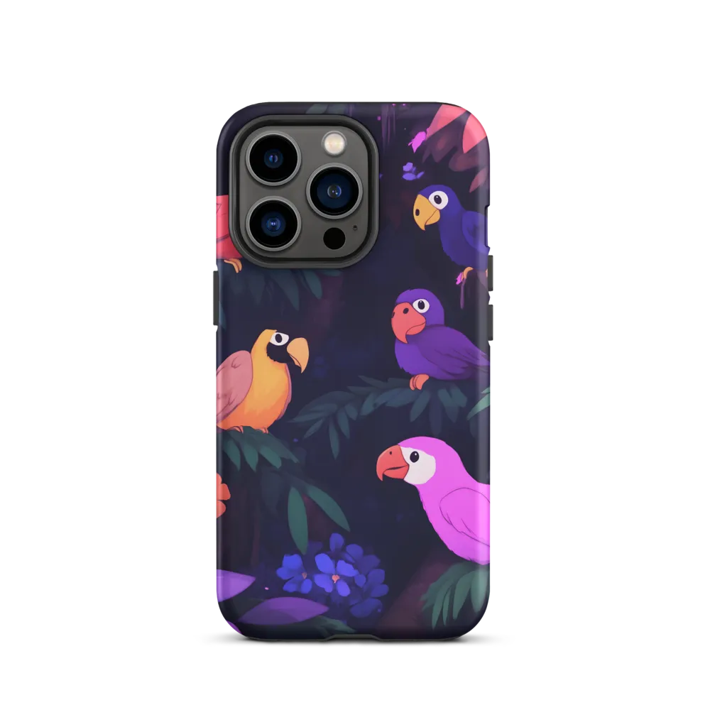 Tropical Parrot Playground | Phone Case |  13 Pro | Tough Case | Matte