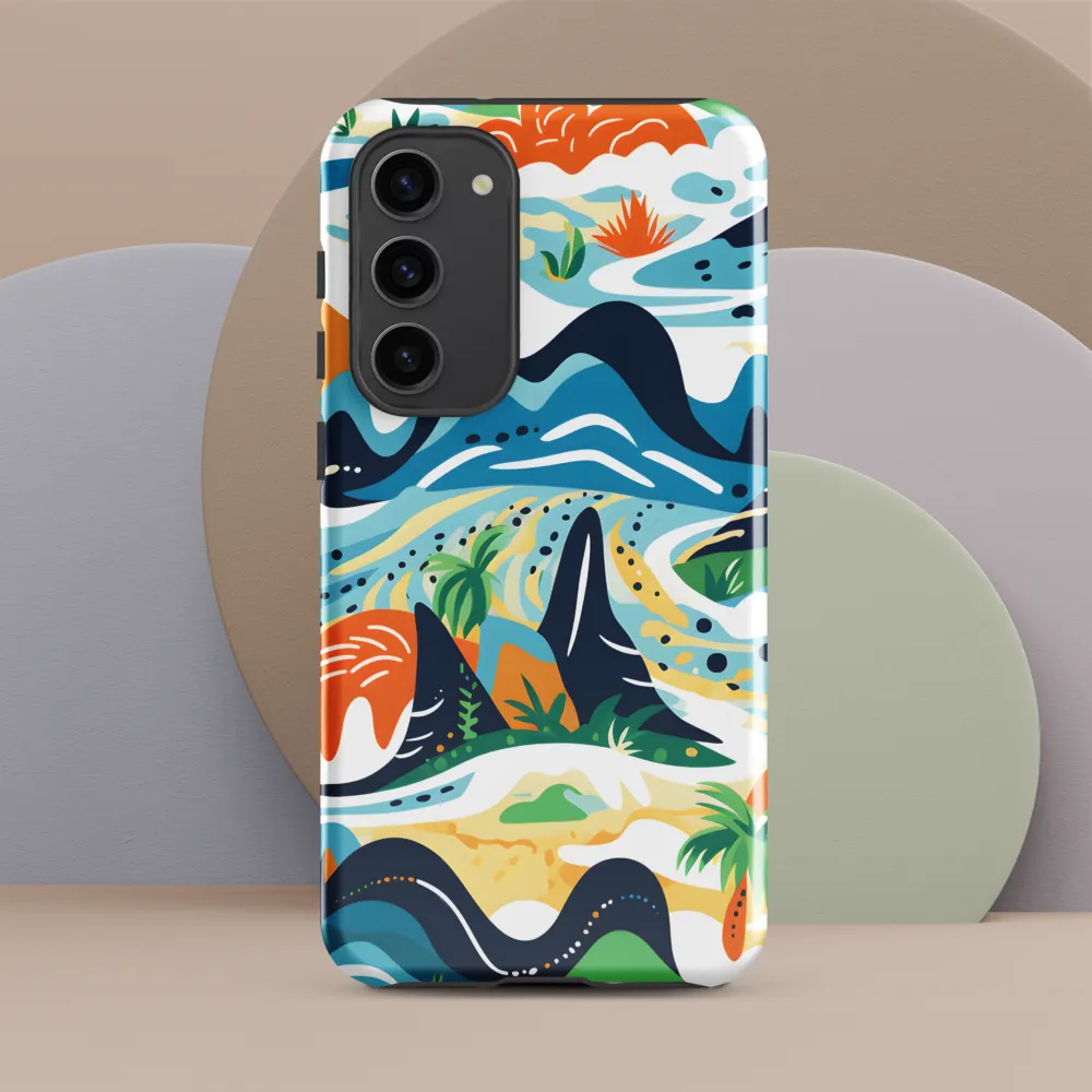 Abstract Tropical Landscape