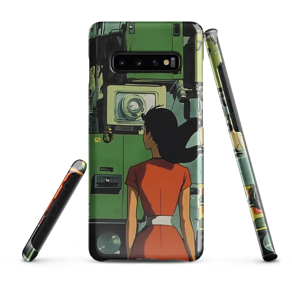 Reflections on Technology | Phone Case |  S10 Plus | Snap Case | Glossy