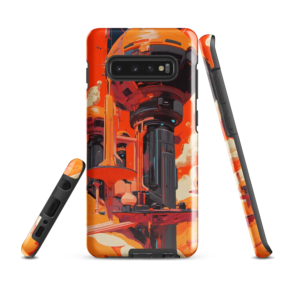 Celestial Towers of Tomorrow | Phone Case |  S10 Plus | Tough Case | Glossy