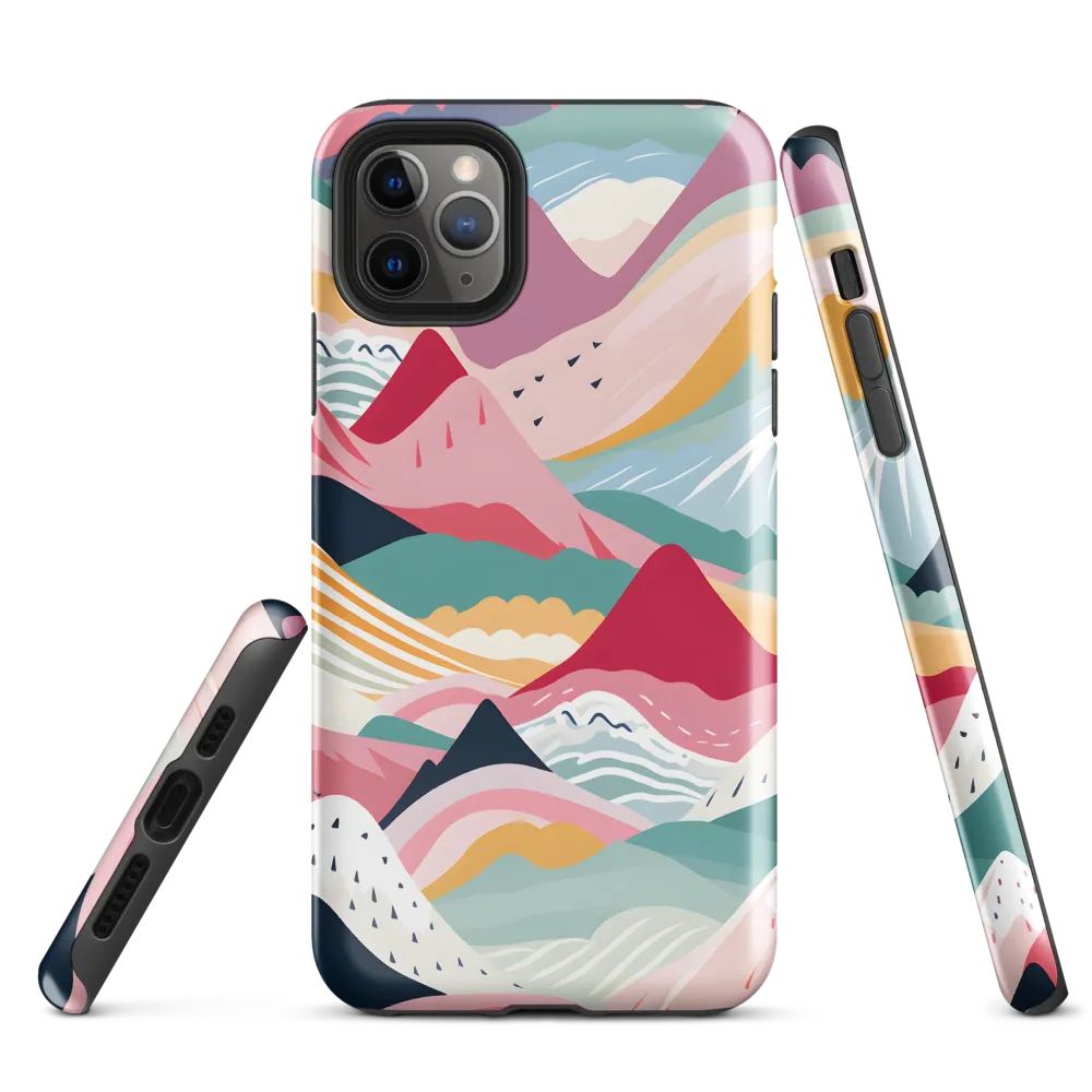 Harmonious Mountain Waves | Phone Case |  11 Pro Max | Tough Case | Glossy