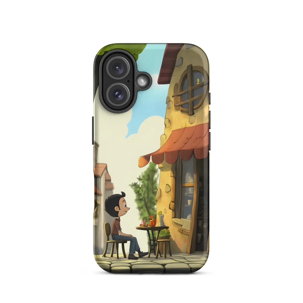 A Moment of Wonder at the Cafe | Phone Case