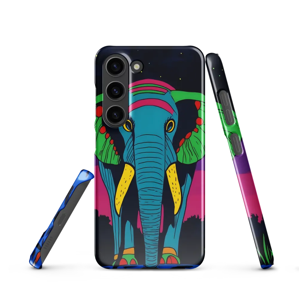 Whimsical Majesty: The Vibrant Elephant