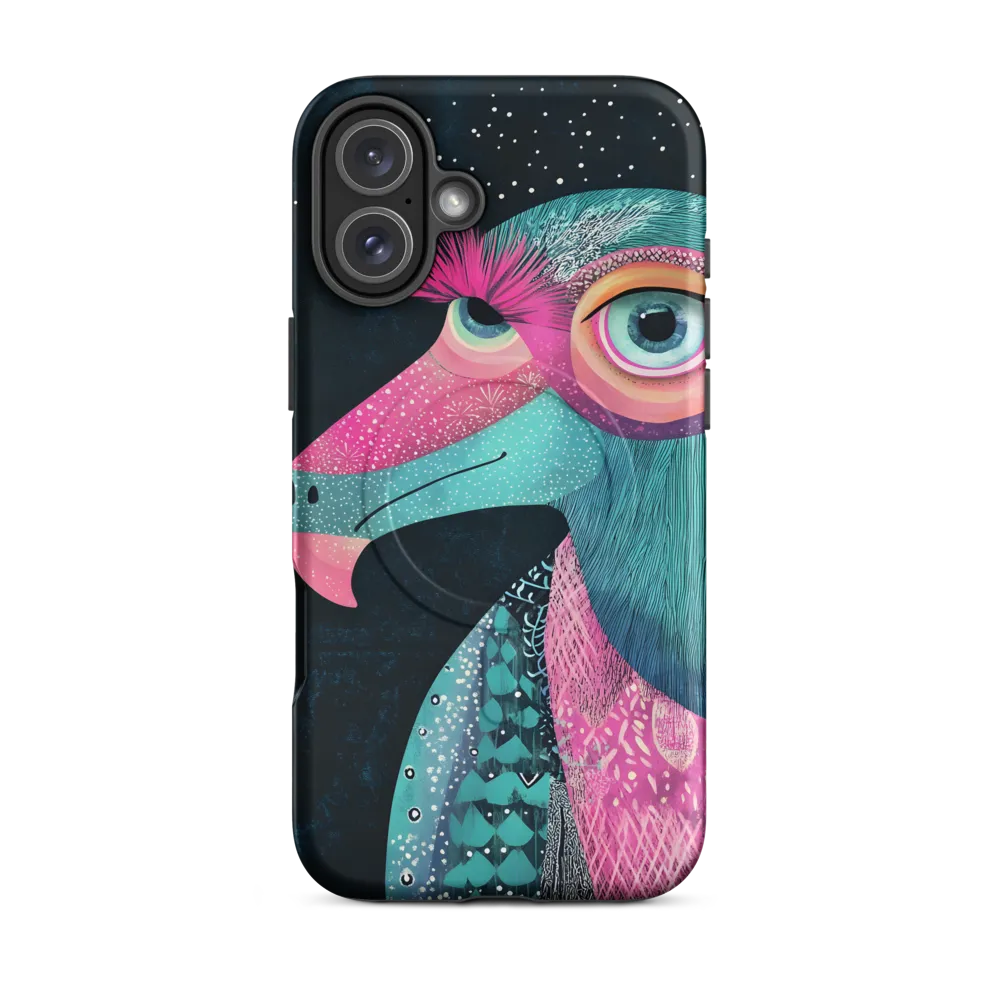 Whimsical Vulture: A Dance of Colors