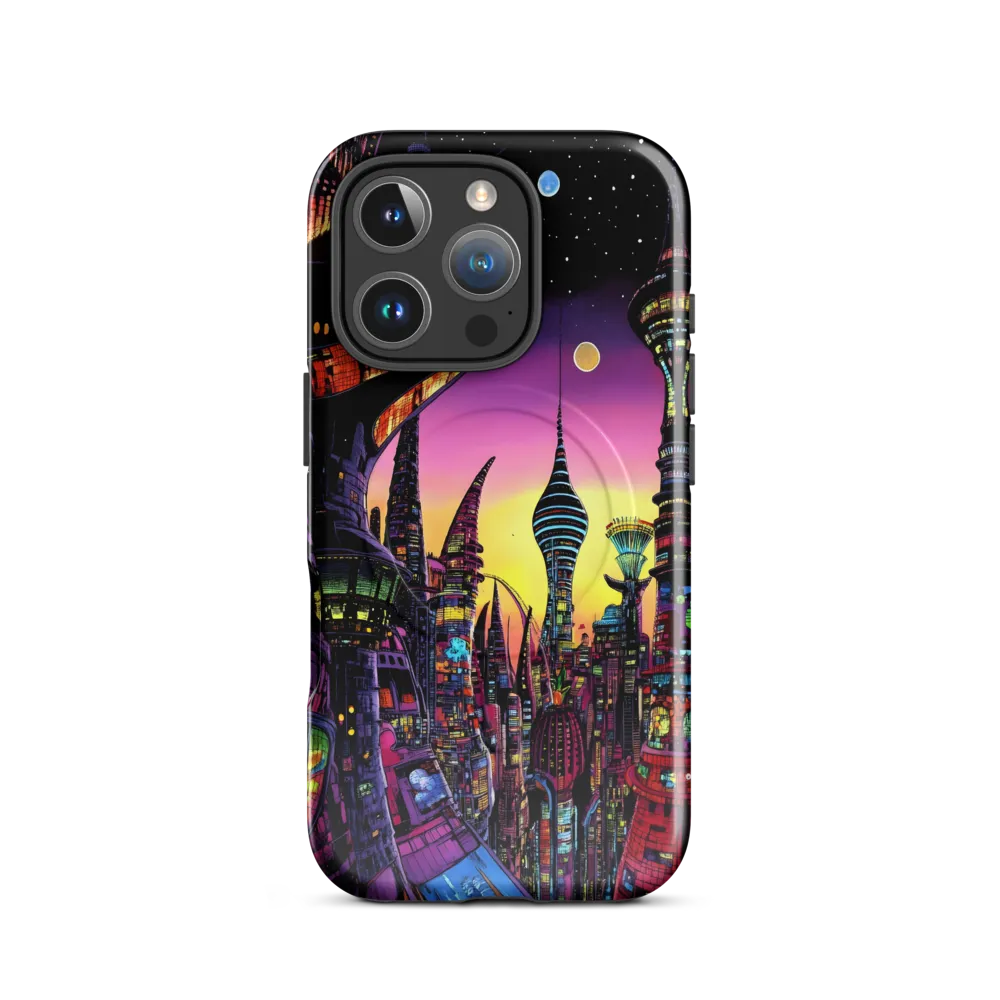 Futuristic Cityscape at Dusk