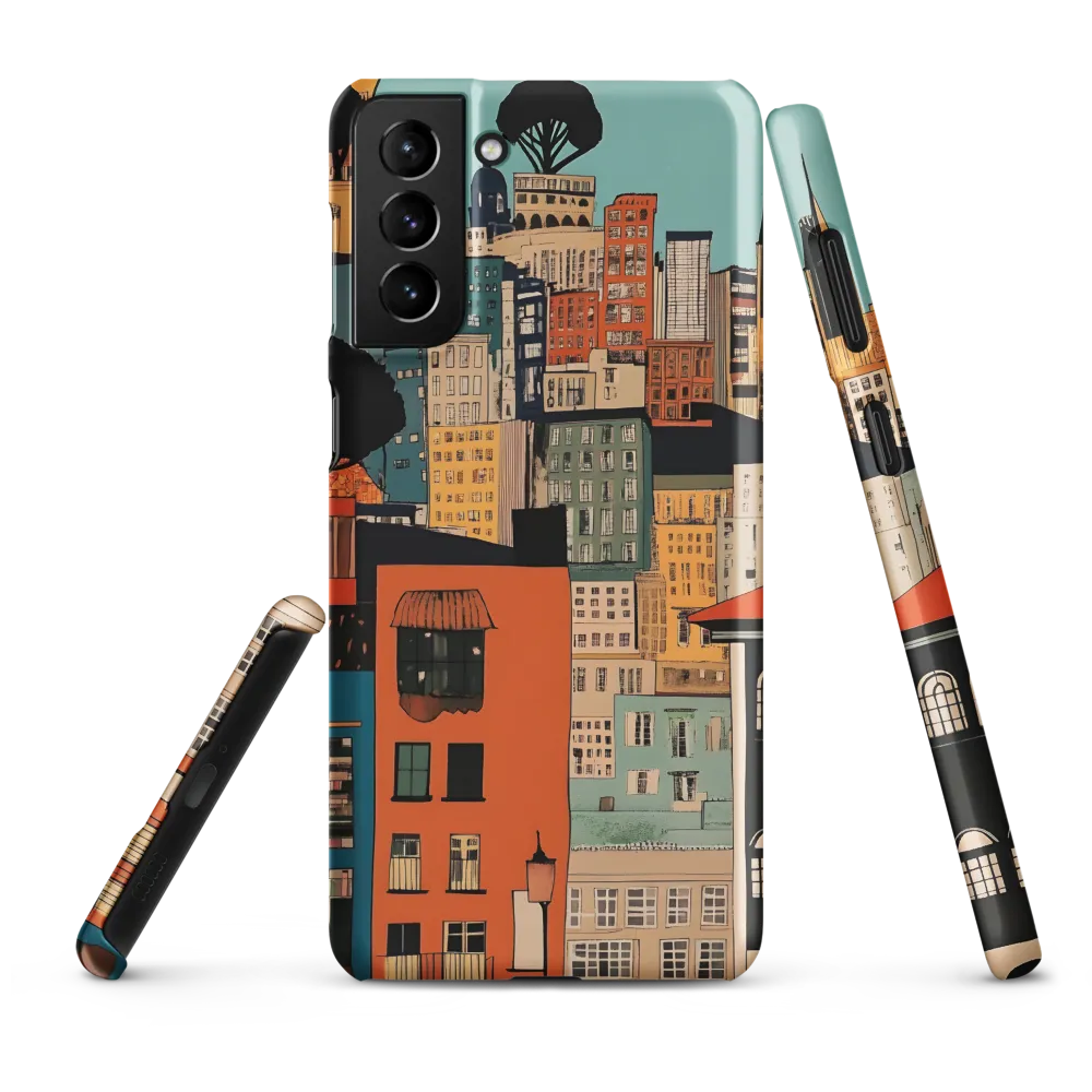 Urban Fusion: A Colorful Cityscape
