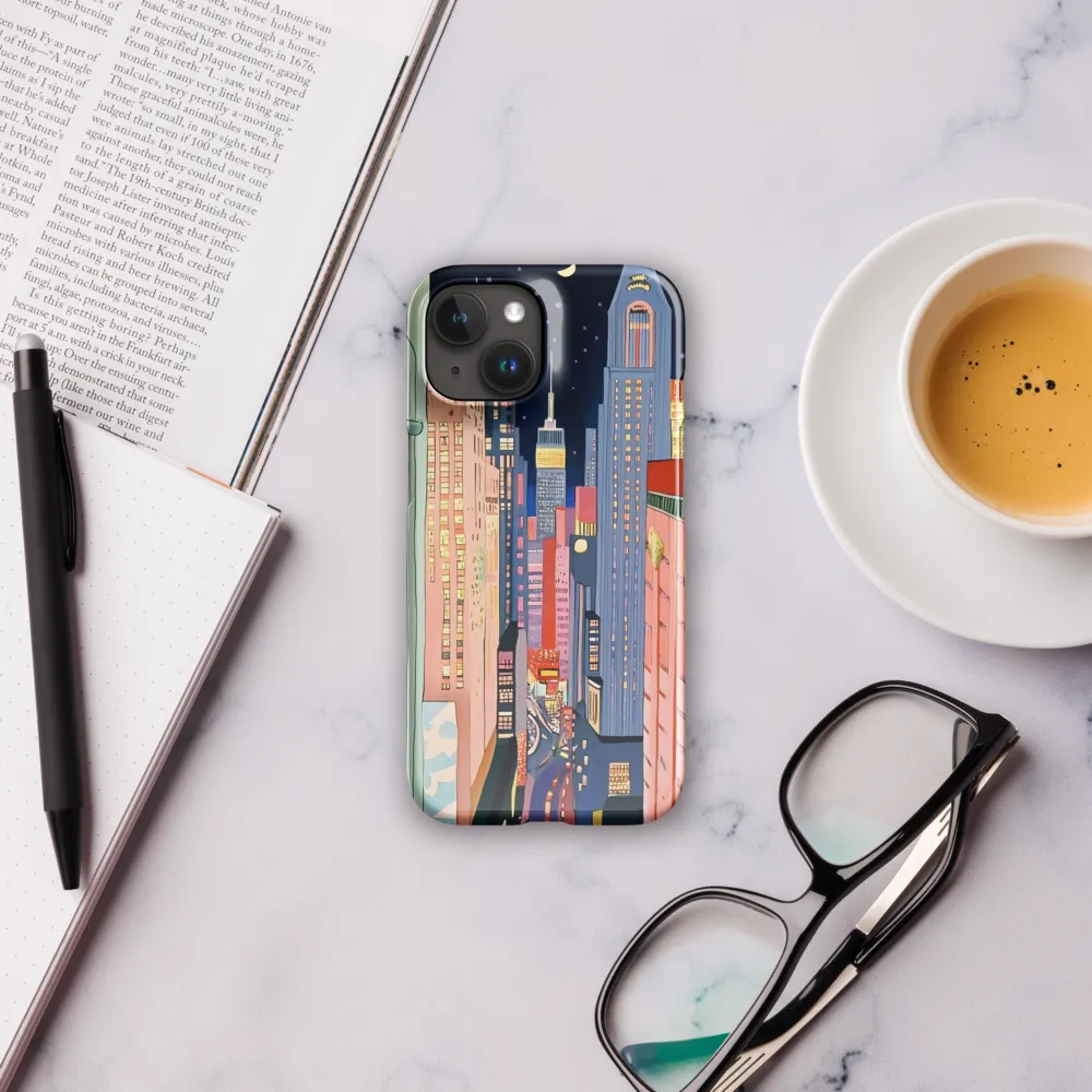 Urban Dreamscape: A Pop Art Night | Phone Case |  15 | Snap Case | Glossy