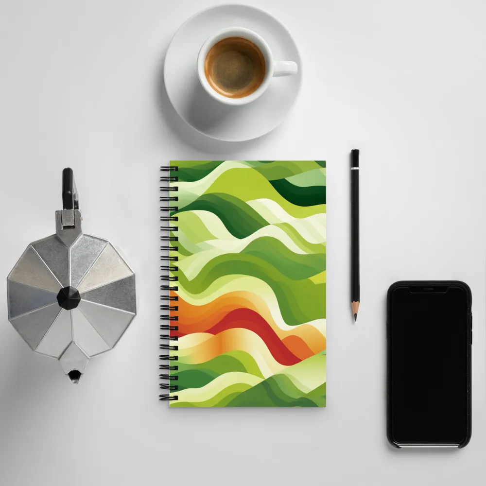 Waves of Nature | Spiral Notebook