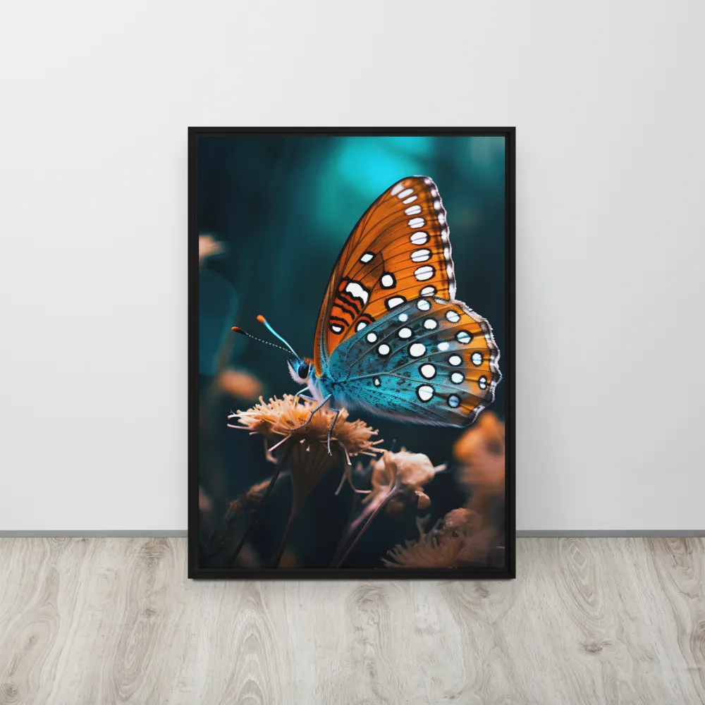 Whispers of Color: The Butterfly's Embrace