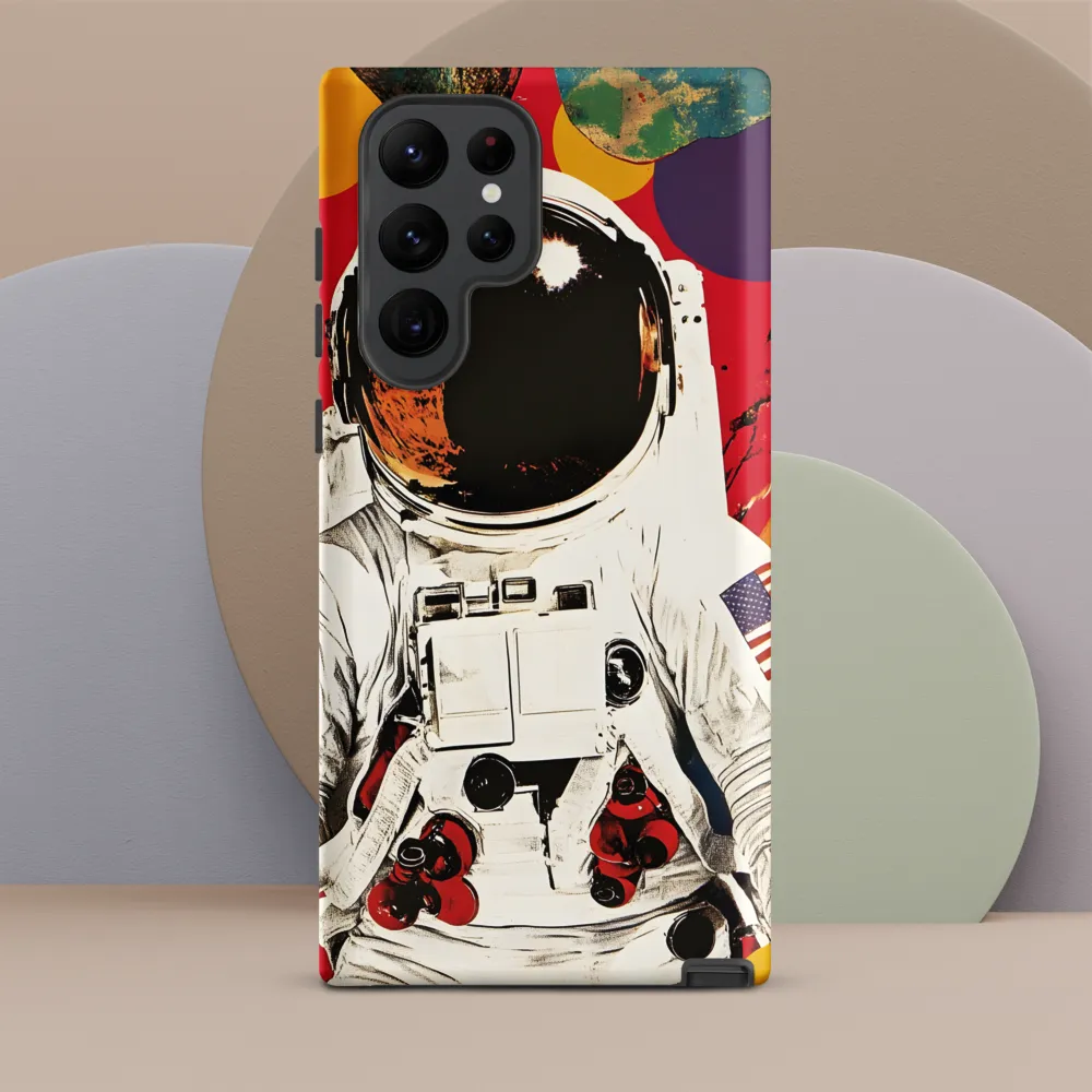 Cosmic Exploration: The Astronaut's Journey | Phone Case |  S22 Ultra | Tough Case | Matte