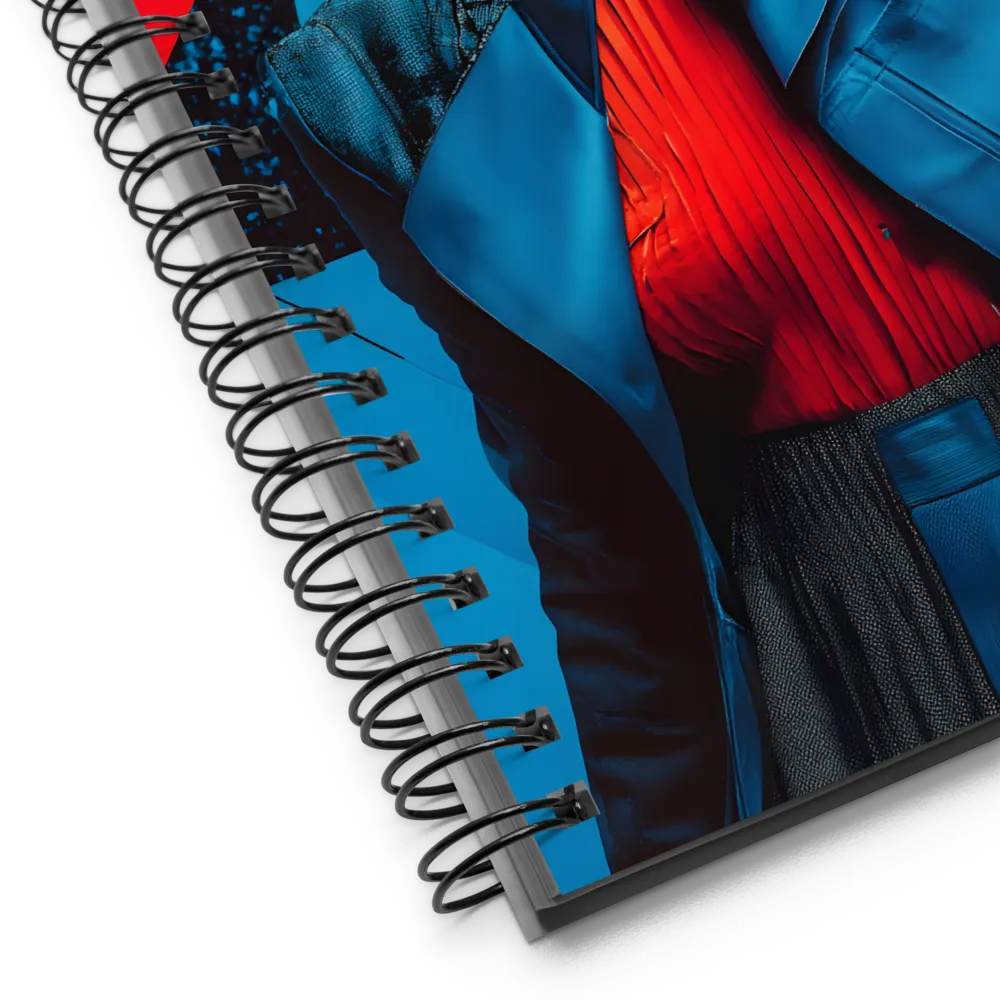 Vibrant Expressions of Fashion | Spiral Notebook