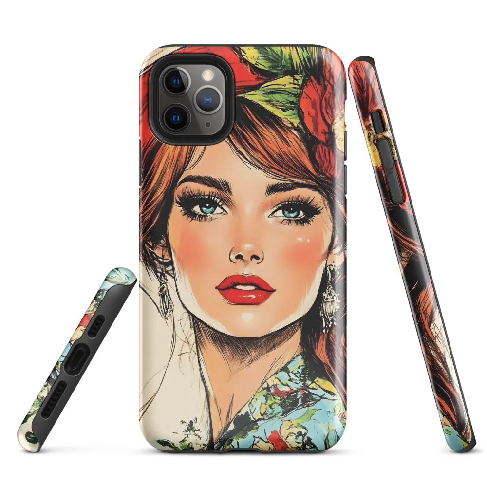 Radiant Elegance: A Portrait of Timeless Beauty | Phone Case |  11 Pro Max | Tough Case | Glossy