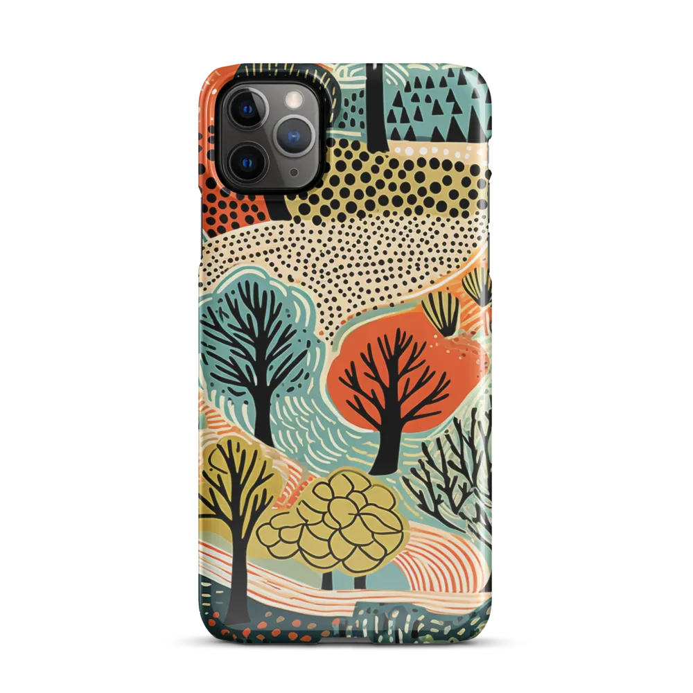 Whimsical Forest Patterns | Phone Case |  11 Pro Max | Snap Case | Glossy