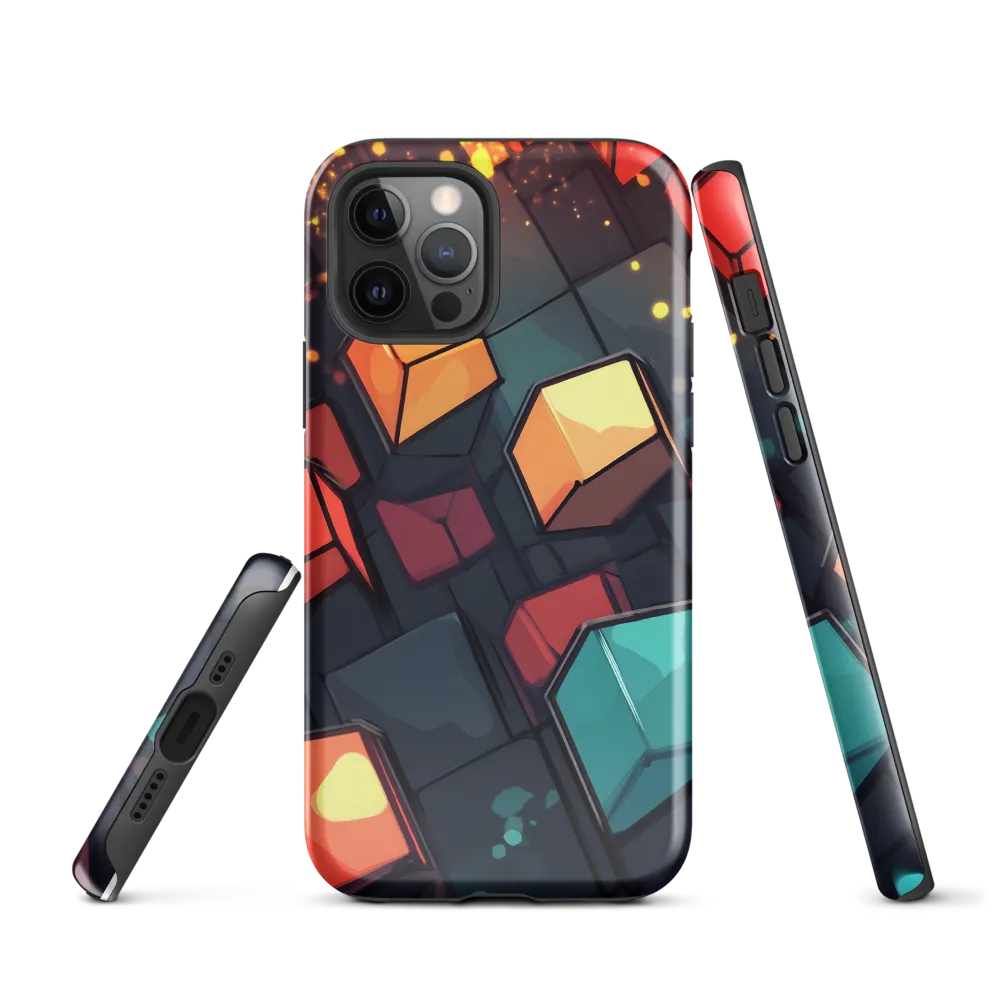 Illuminated Geometry | Phone Case |  12 Pro | Tough Case | Glossy