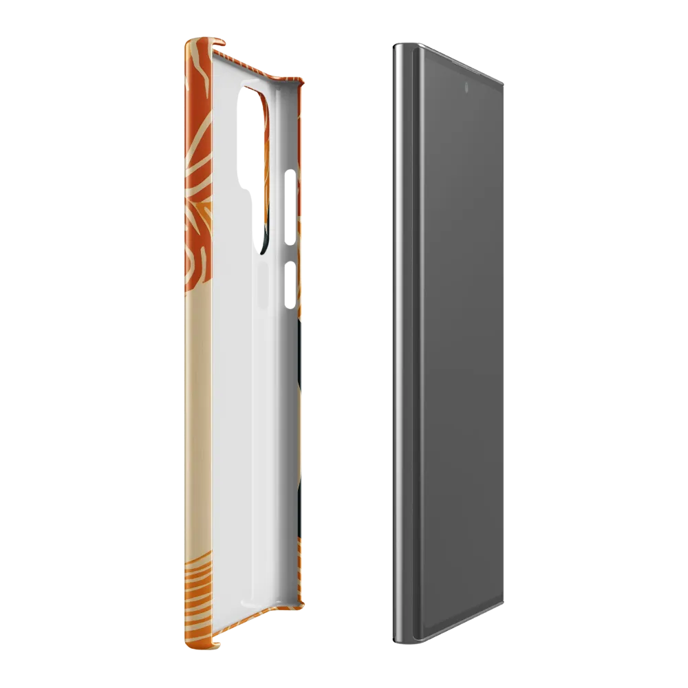 Silent Reflections under Swirling Leaves | Phone Case |  S22 Ultra | Snap Case | Glossy