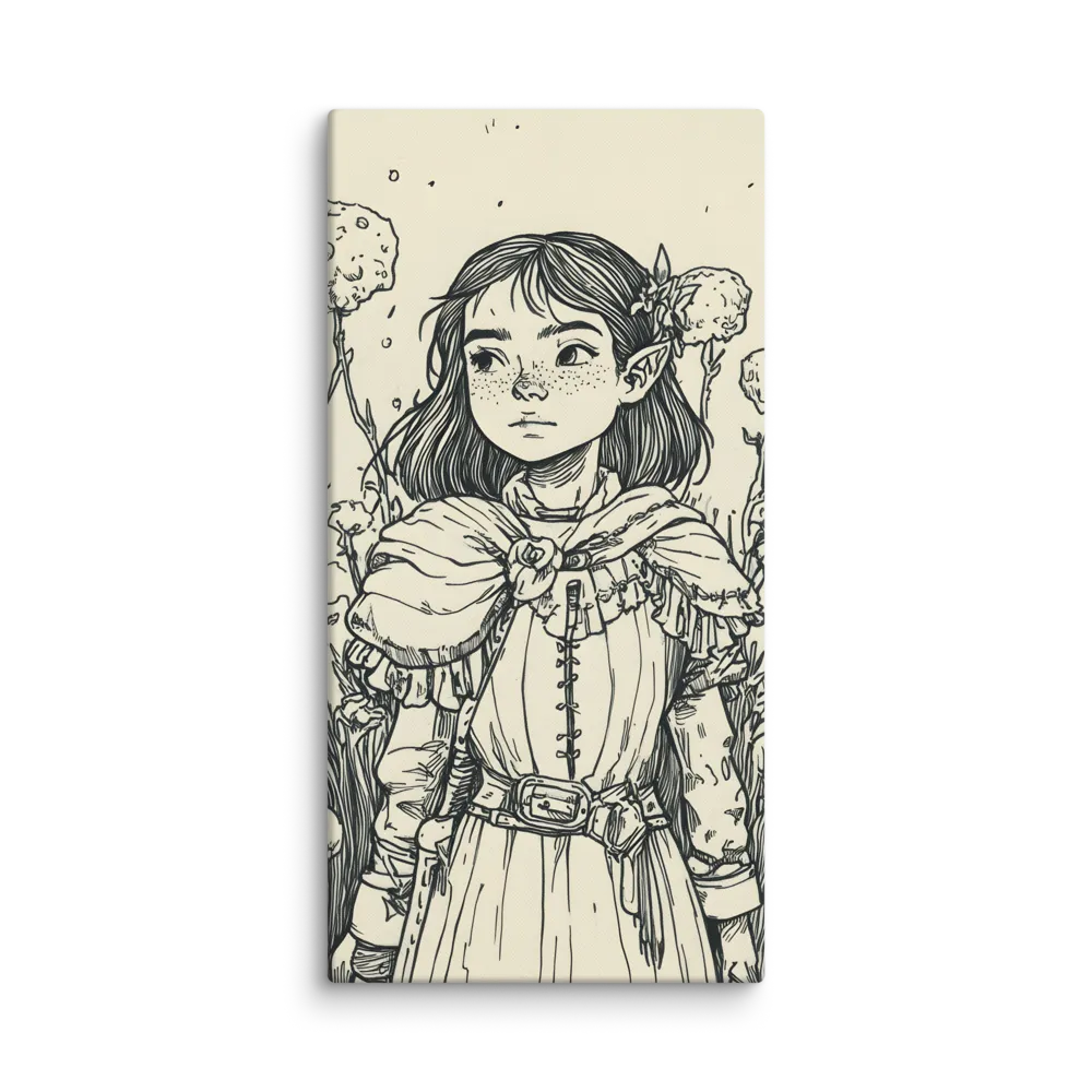 A Young Guardian of Nature | Canvas | 20″×40″