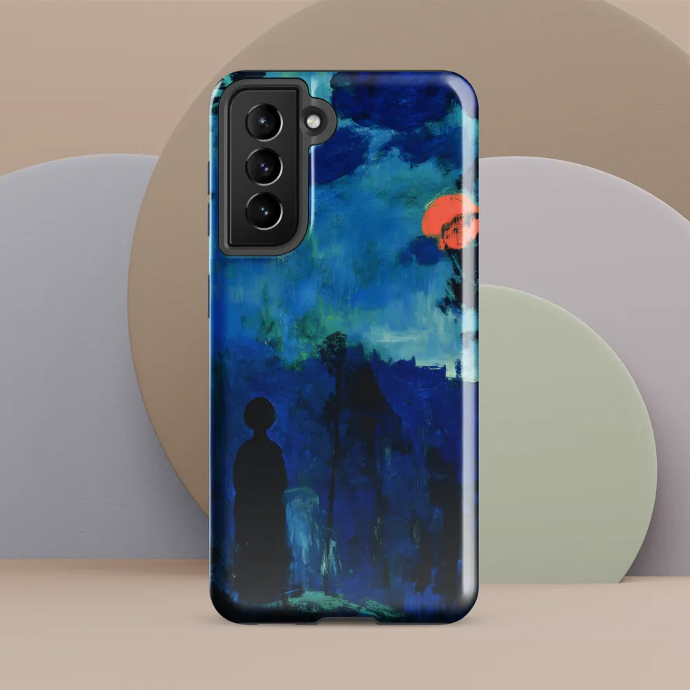 Solitude in Blue | Phone Case |  S21 FE | Tough Case | Glossy