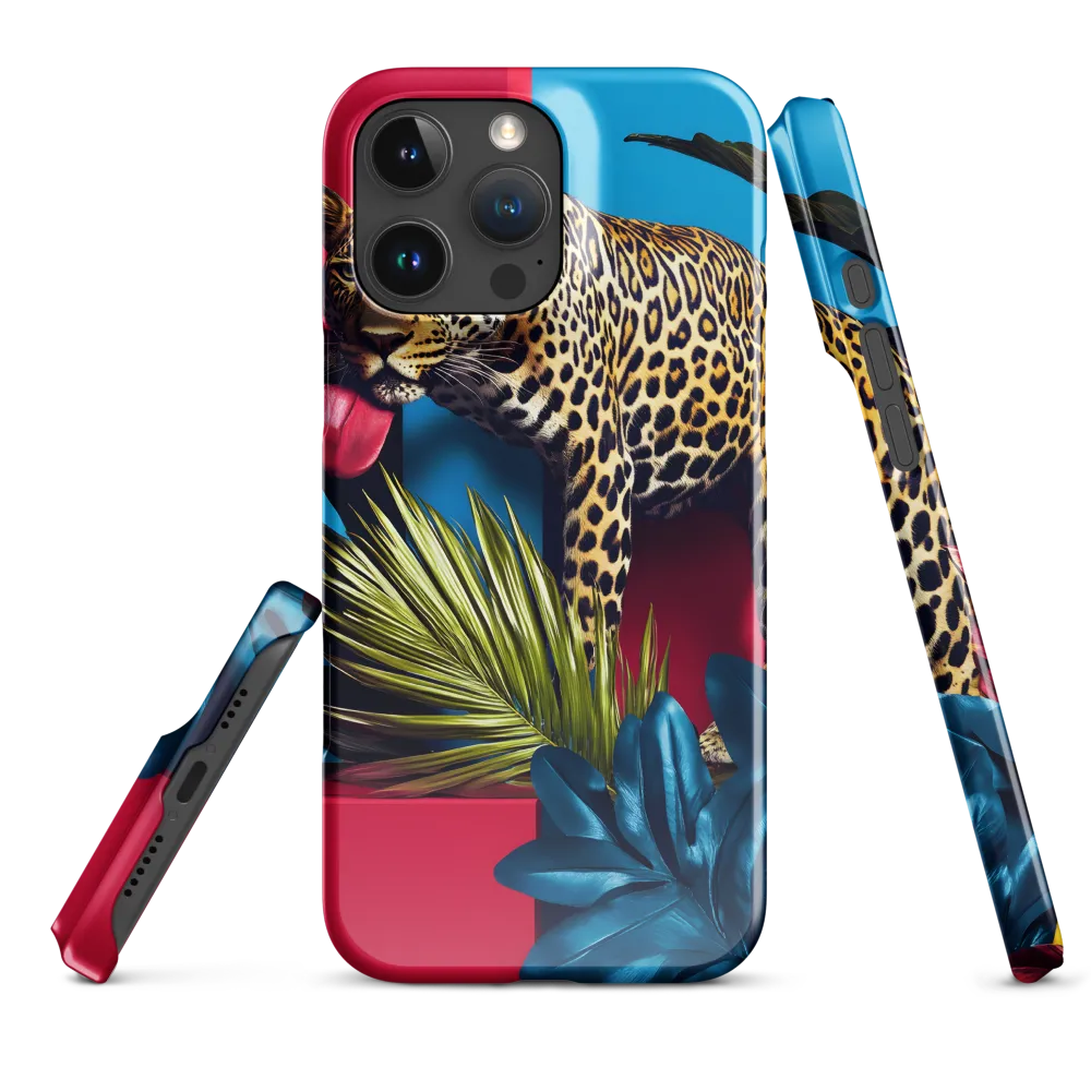 Playful Leopard in Vibrant Paradise