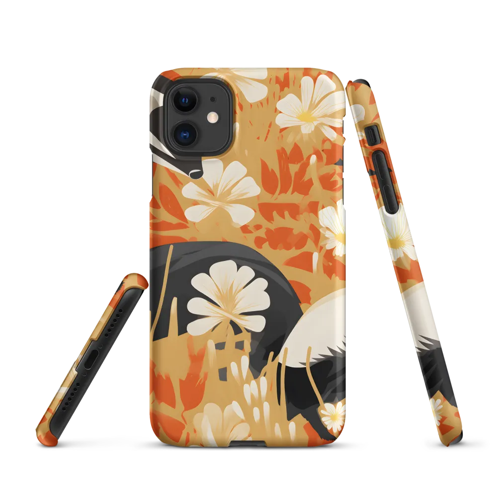 Whimsical Badgers in Bloom